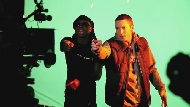 Lil Wayne ft. Eminem - Drop The World Съемка Клипа